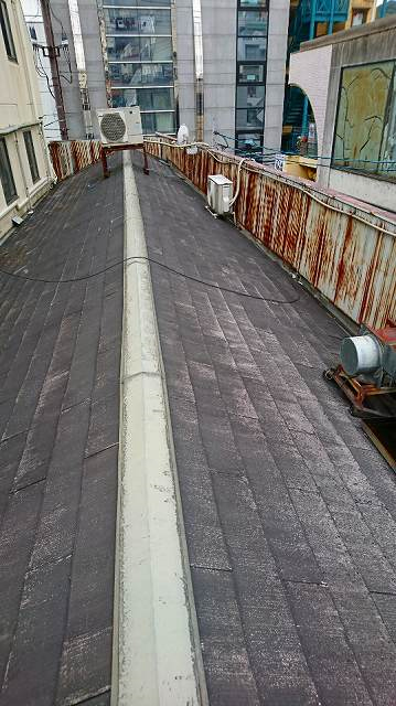 パラペット内壁補強・張替え工事・屋根塗装工事