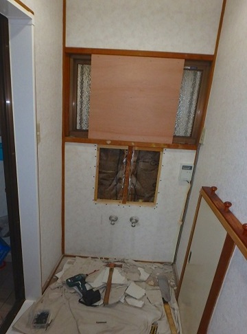 撤去後下地造作